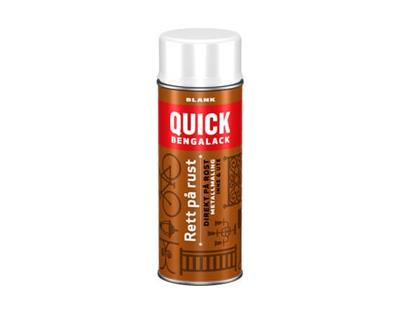 Quick Bengalack direkte på rust spray - Blank, 400 ml