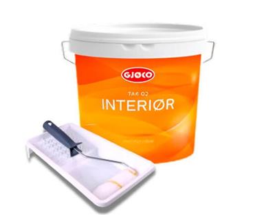 Gjøco Interiør 02 - Malersæt, 9 Liter