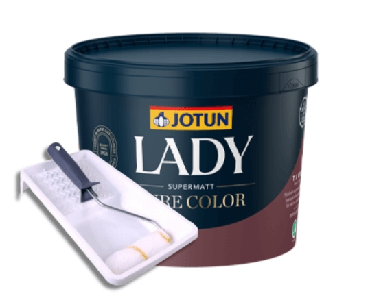 Jotun Lady Pure Color - Malersæt, 9 Liter