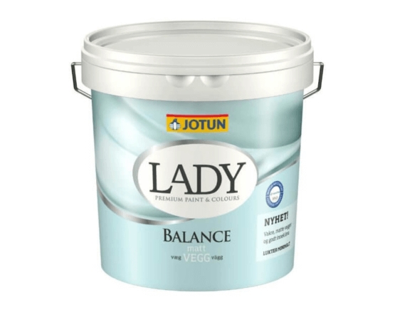 Jotun Lady Balance, 4,5 liter - hvid