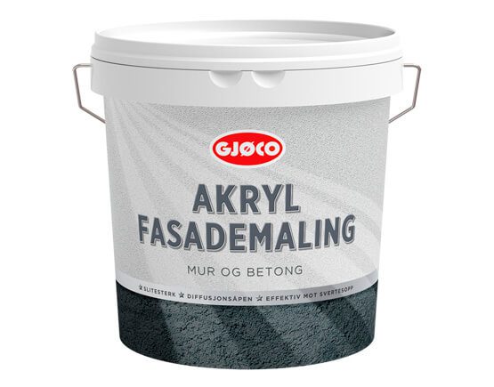 Gjøco Akryl Facademaling - 9 Liter