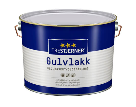 Jotun Trestjerner Gulvlak Alkyd - 0,75 Liter, Silkemat
